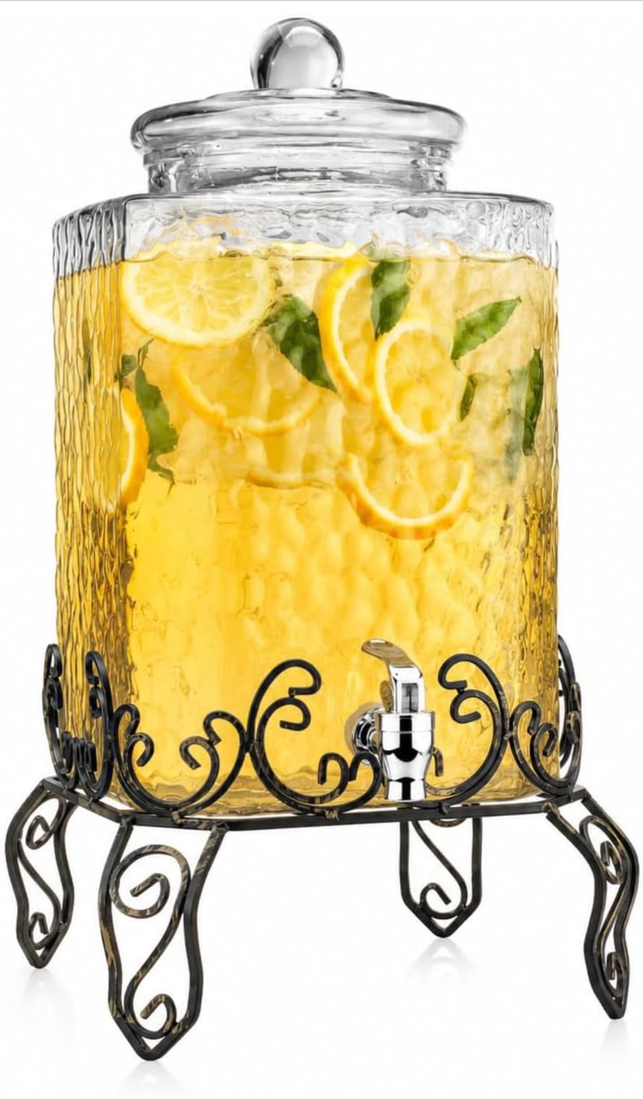 5 Gallon Glass Drink Dispenser